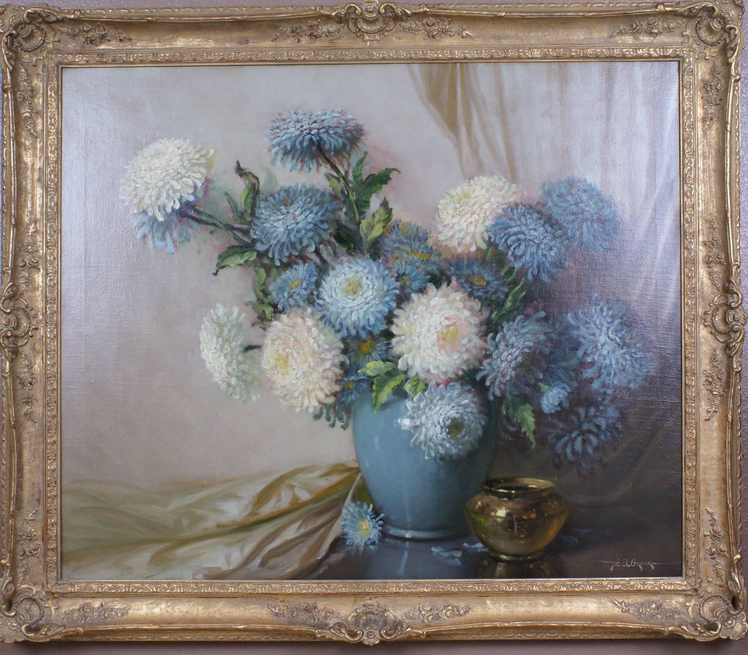 A.D. Greer Still-Life Painting - Floral Still Life