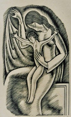 Mother and Child [With Arms Outstretched].