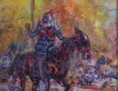 Clown with Orange Wig