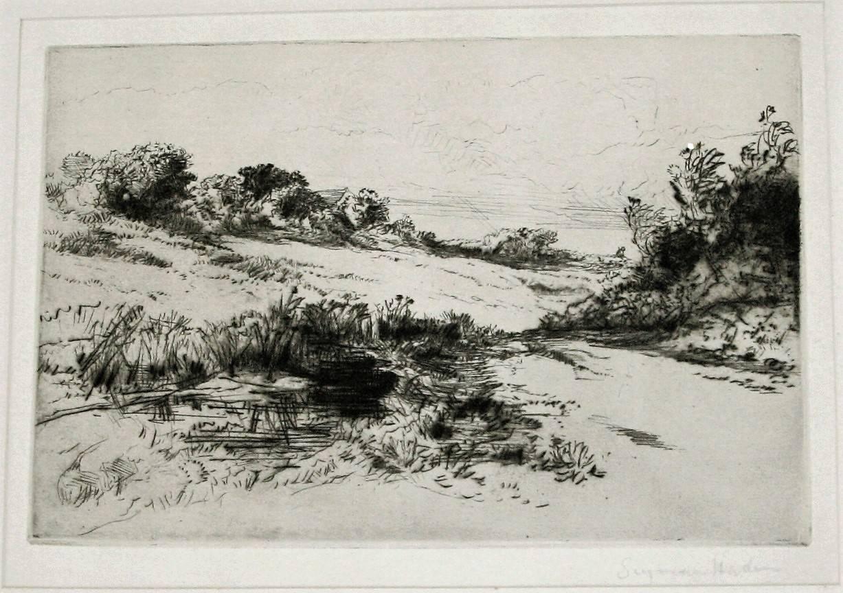 Windmill Hill No. I. - Print by Sir Francis Seymour Haden, R.A.