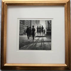 Martin Lewis - Chance Meeting, Print at 1stdibs