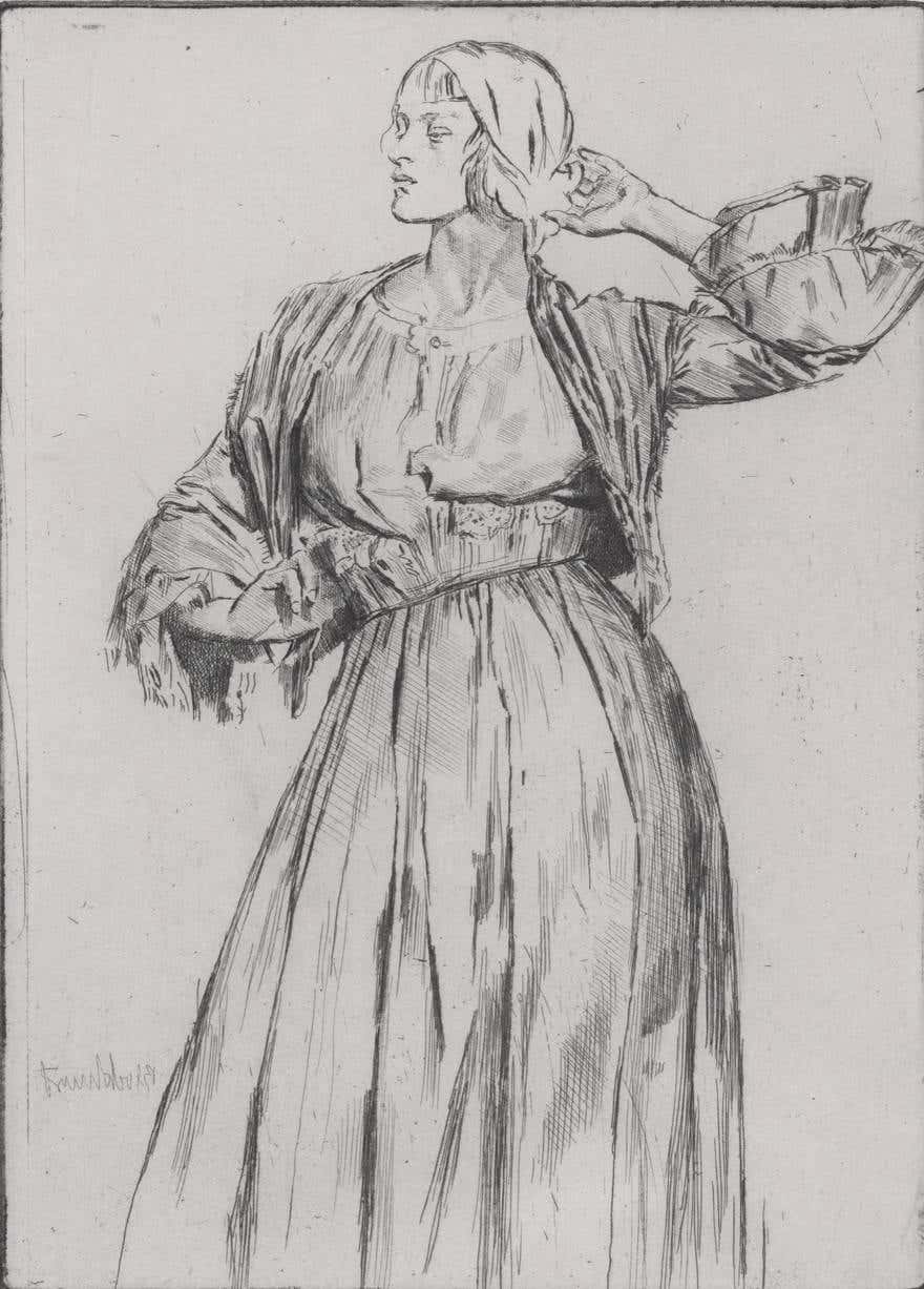 Study for a Decoration (Marguérite).