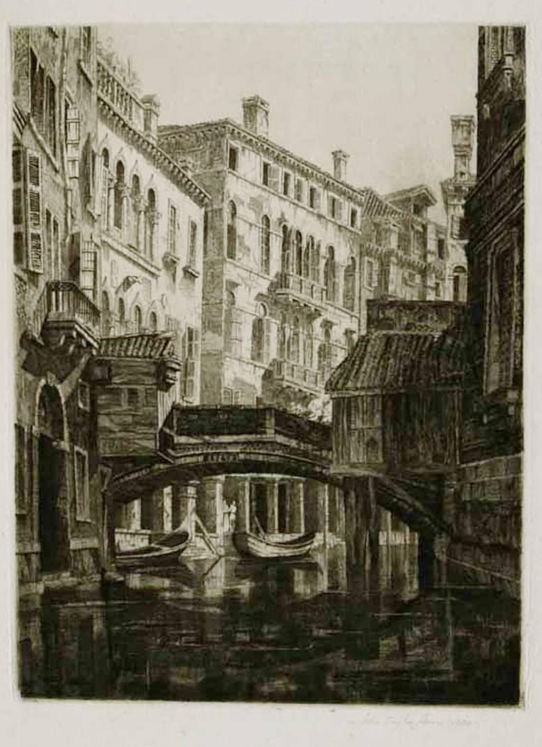 Rio del Santi Apostoli, Venedig.  – Print von John Taylor Arms