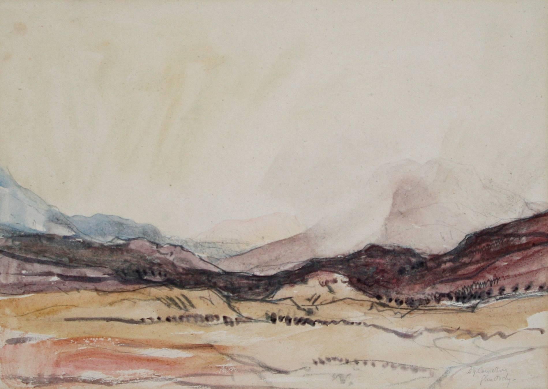 Glen Orchy. - Art de David Young Cameron