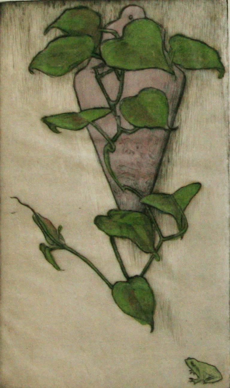 Philodendron - American Modern Print by Bertha Evelyn Clausen Jaques