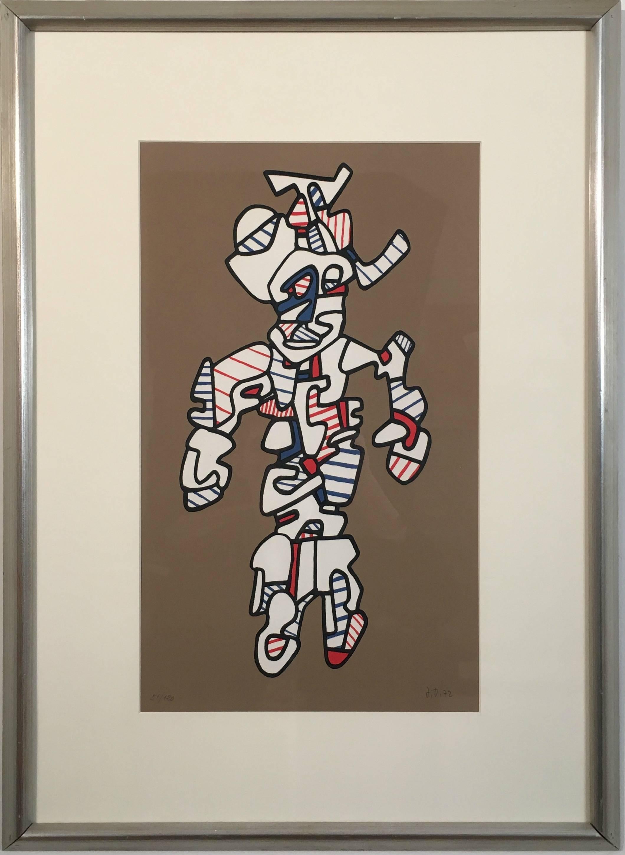 Jean Dubuffet Abstract Print - Le Surintendant