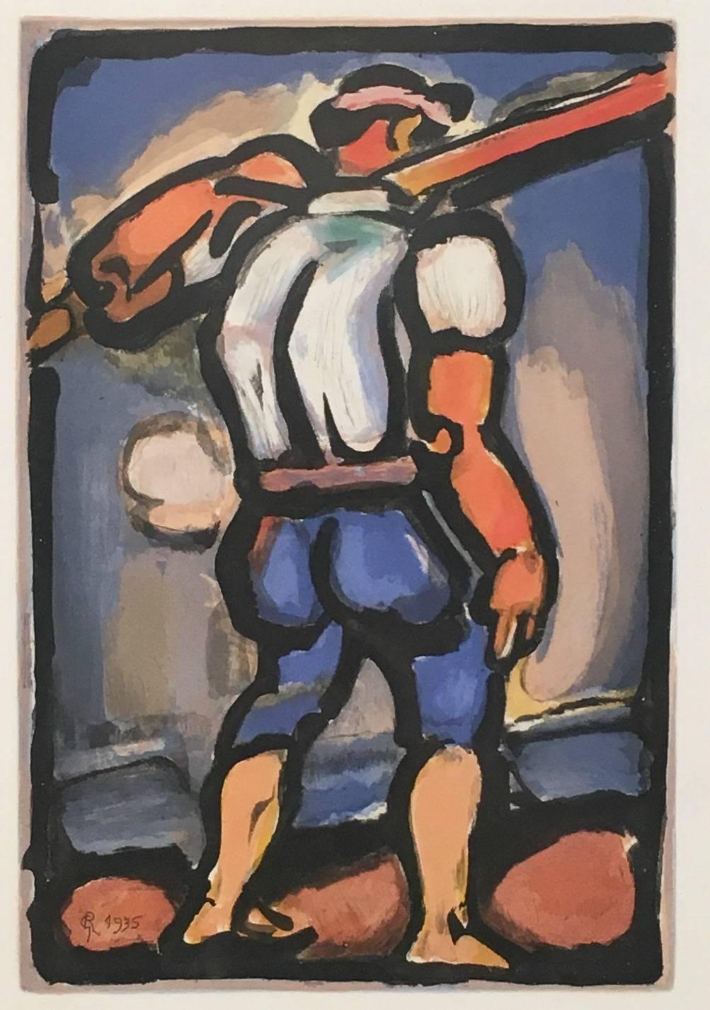 Chemineau - Modern Print by Georges Rouault