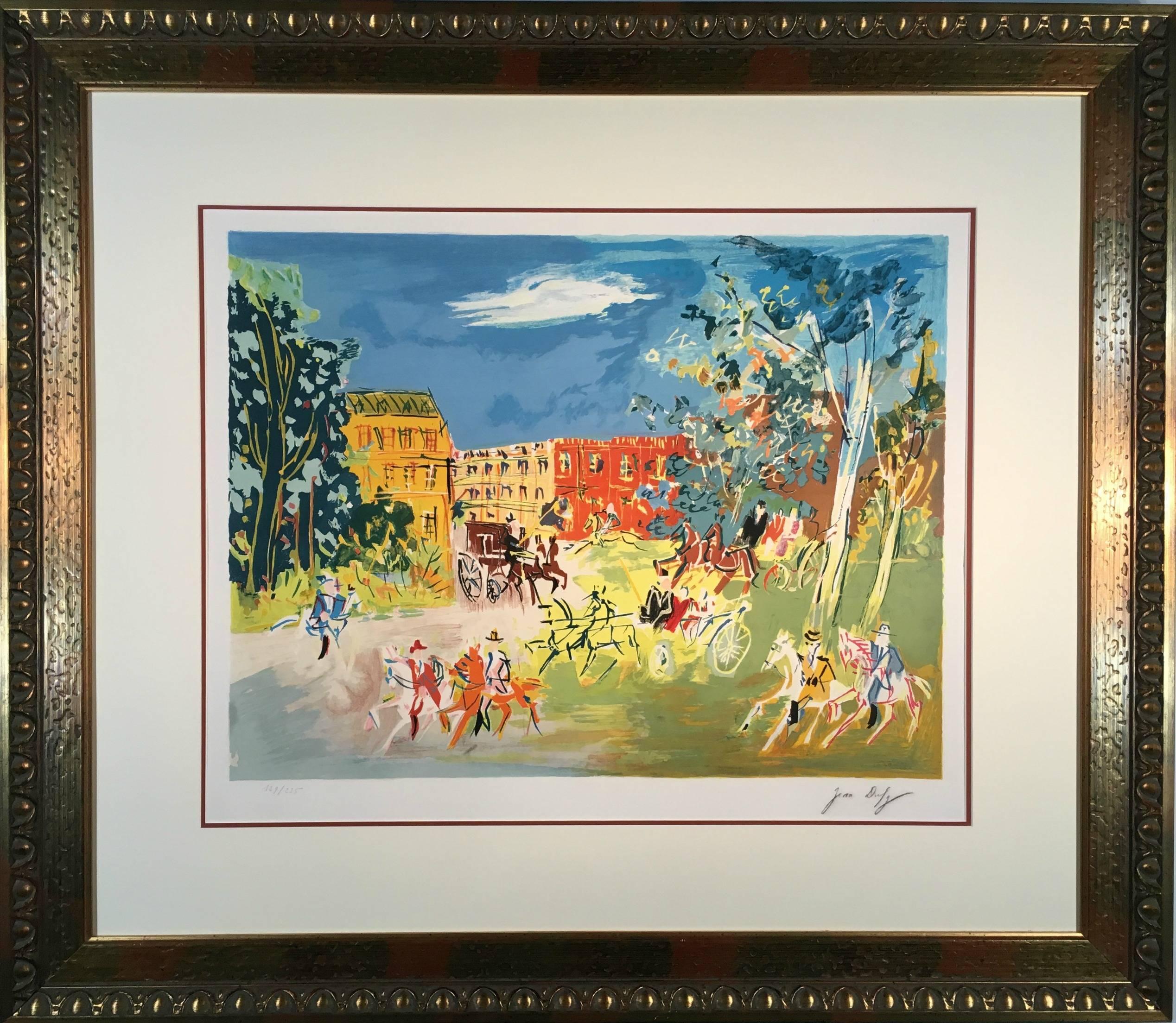 At The Park - Print by Jean Dufy