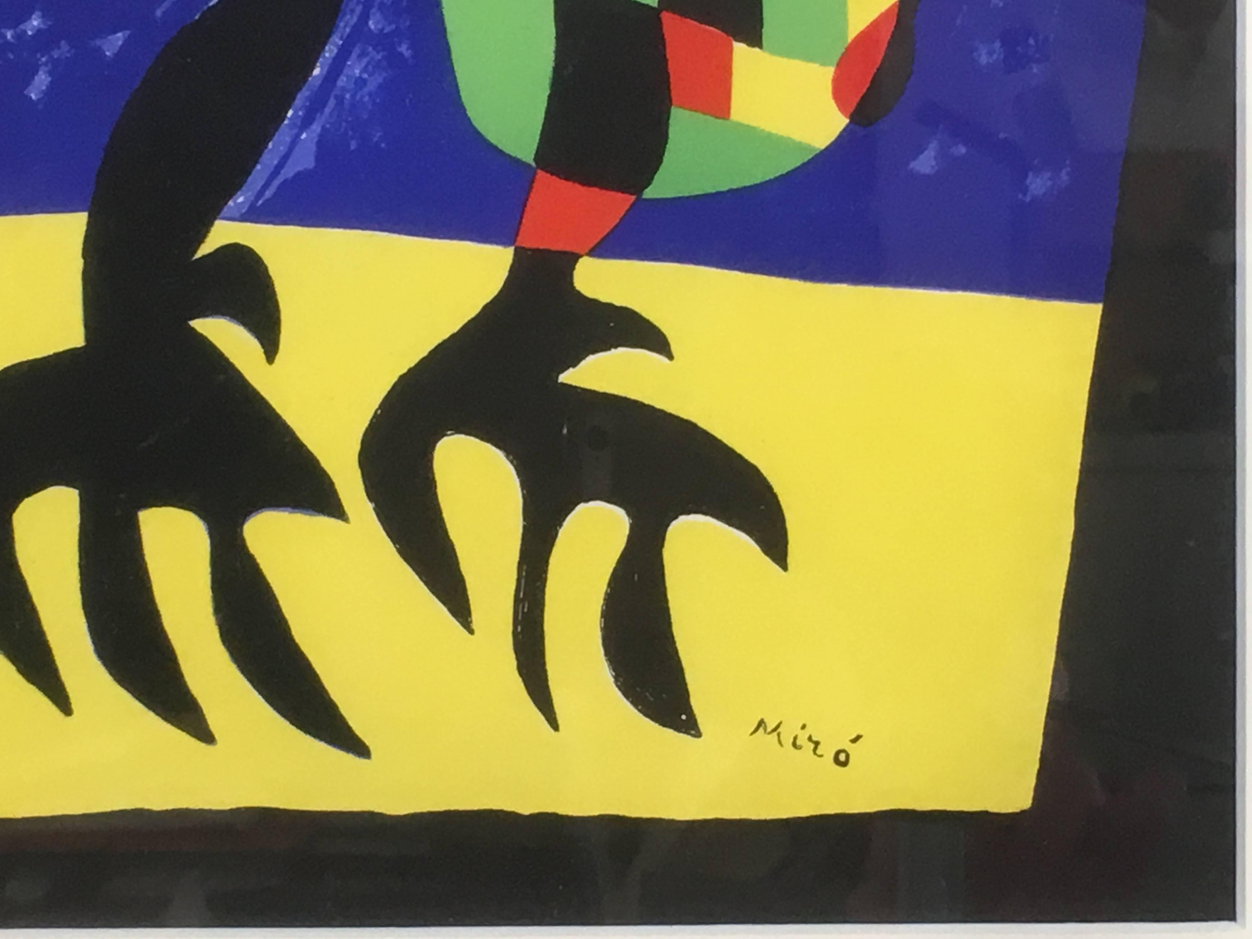 joan miro dog barking at the moon