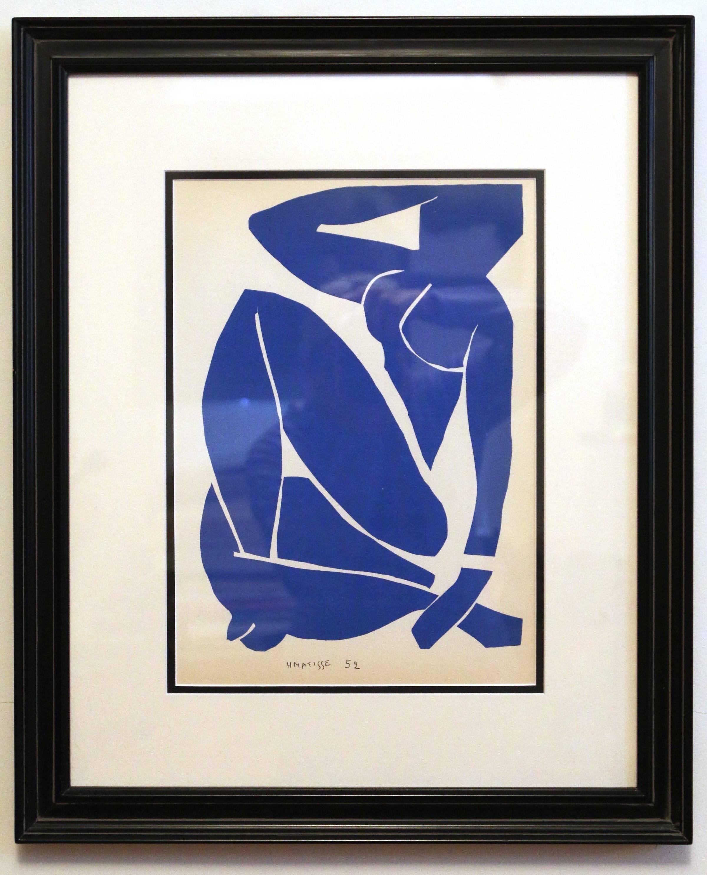 (after) Henri Matisse Nude Print - Seated Blue Nude 3