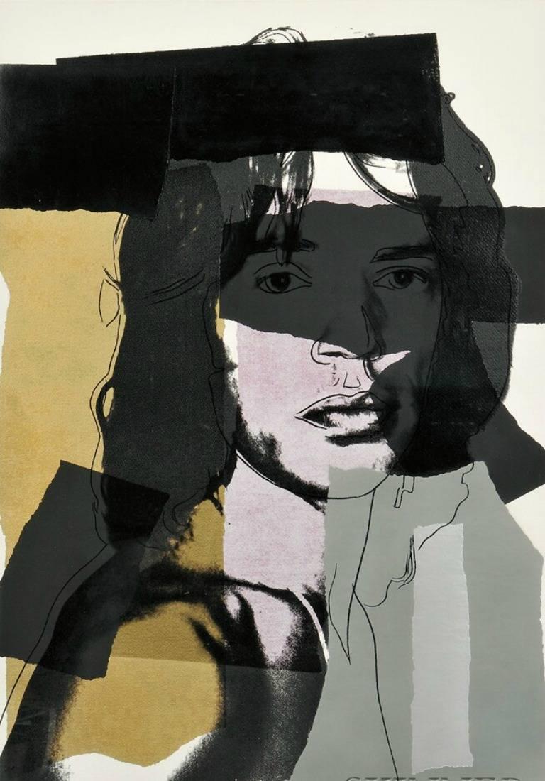 "Mick Jagger" - Print by Andy Warhol