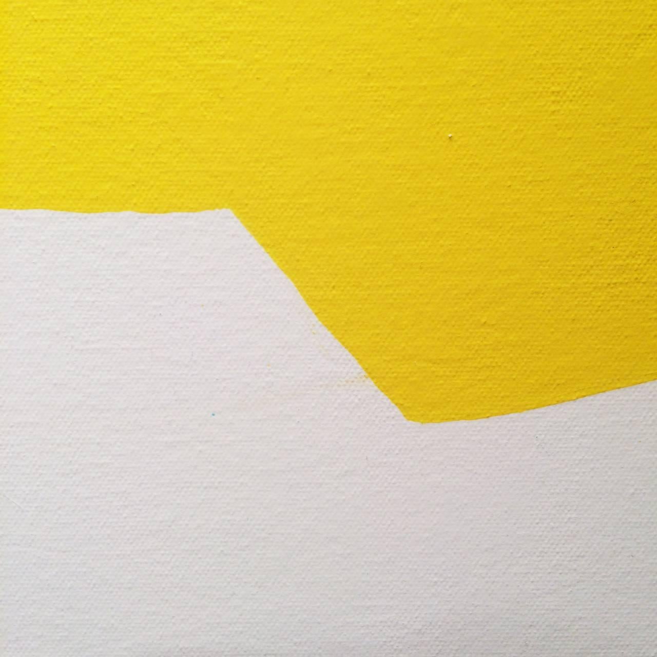 Appearing Disappearing #1 - Gray Abstract Painting by Hyunmee Lee
