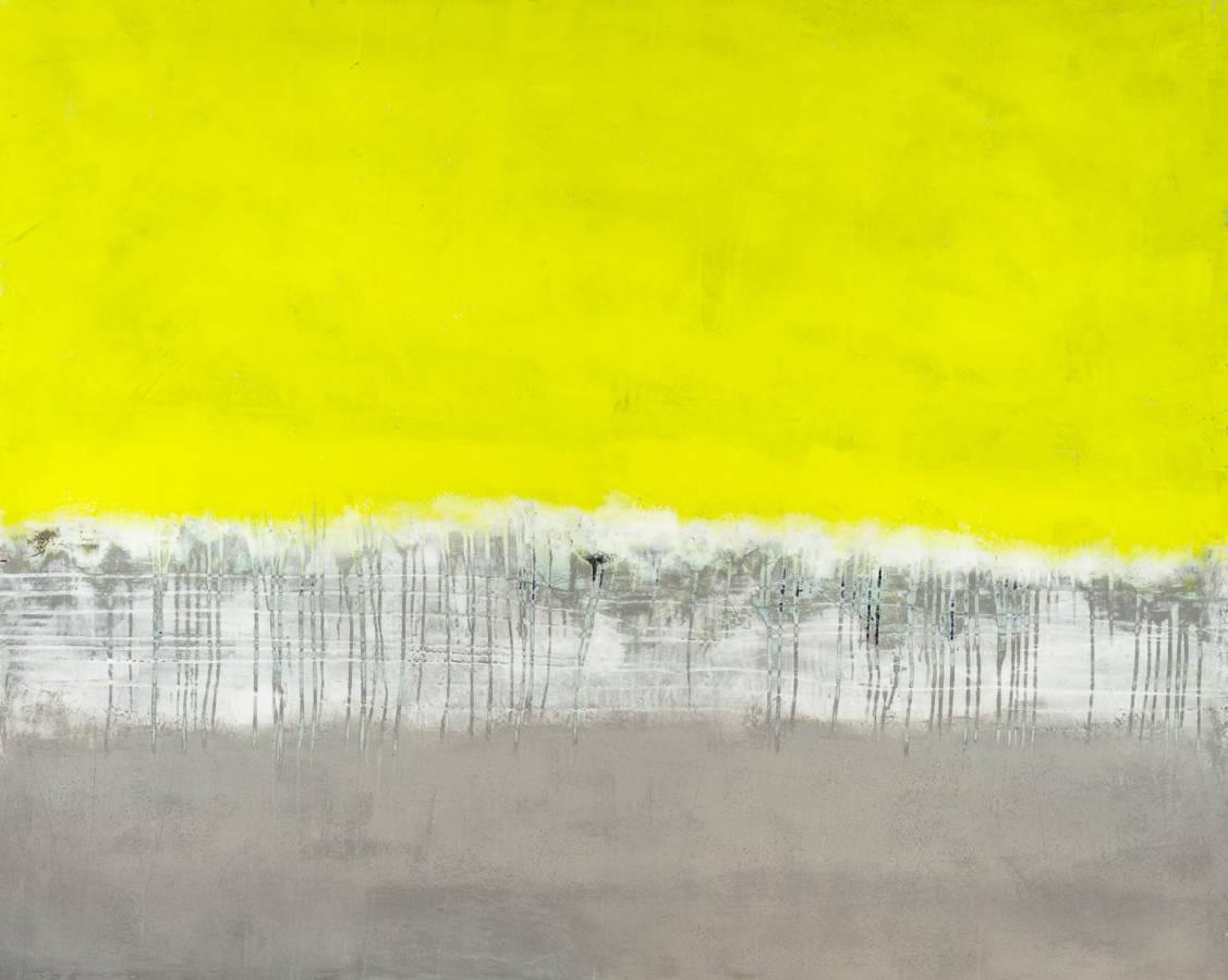 Lemon Chartreuse - Mixed Media Art by Jeff Erickson