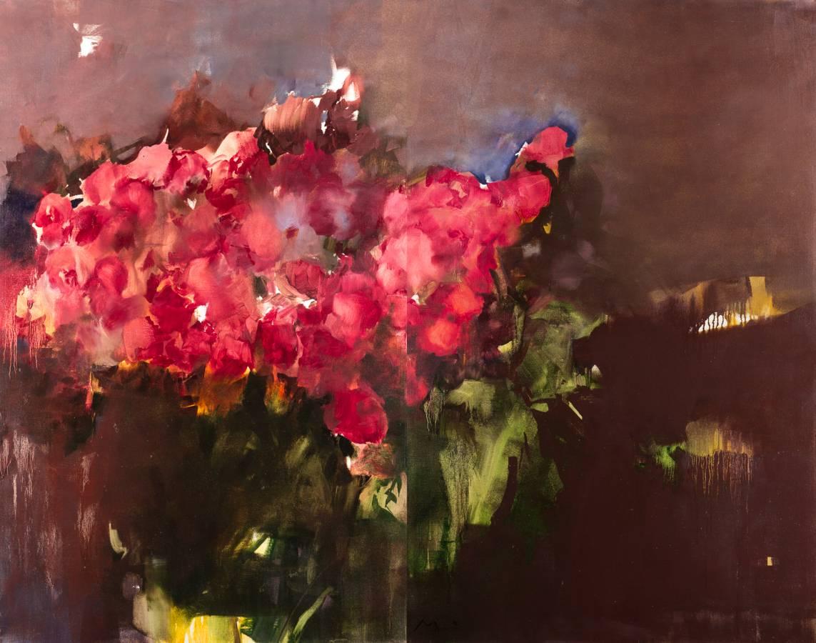 Alina Maksimenko Still-Life Painting - Roses