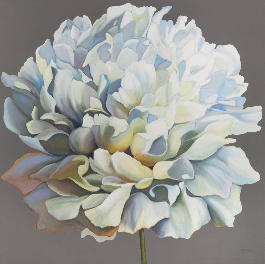 Alice Pritchard Still-Life Painting - Peony Metaphor III