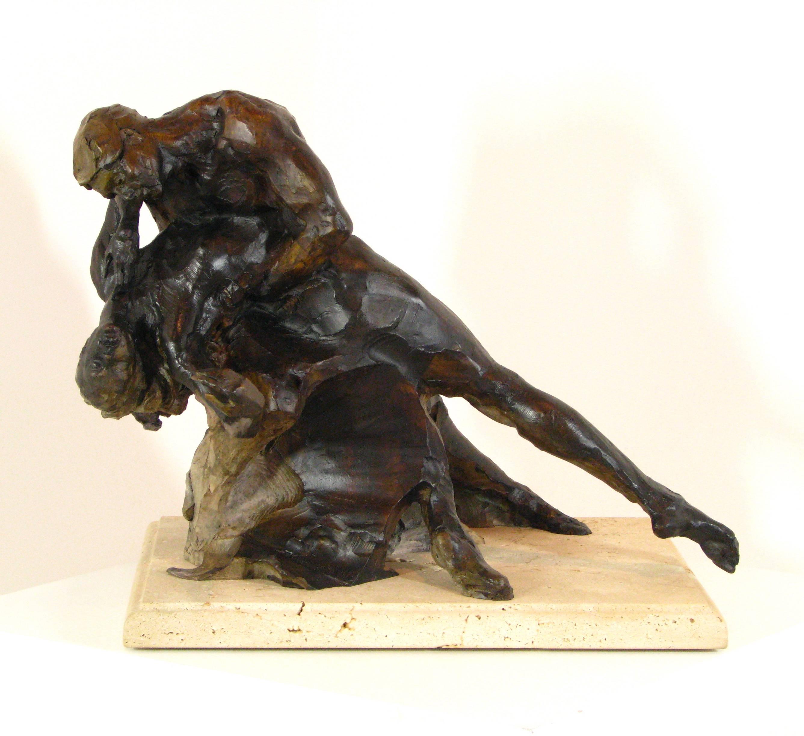 Larry Schueckler Figurative Sculpture - Spartacus & Phrygia