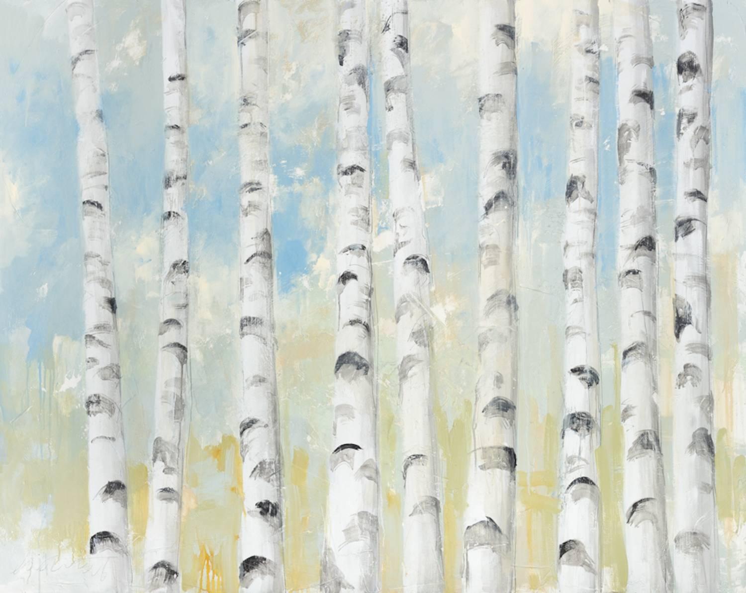 Eric Abrecht Landscape Painting - Birches II