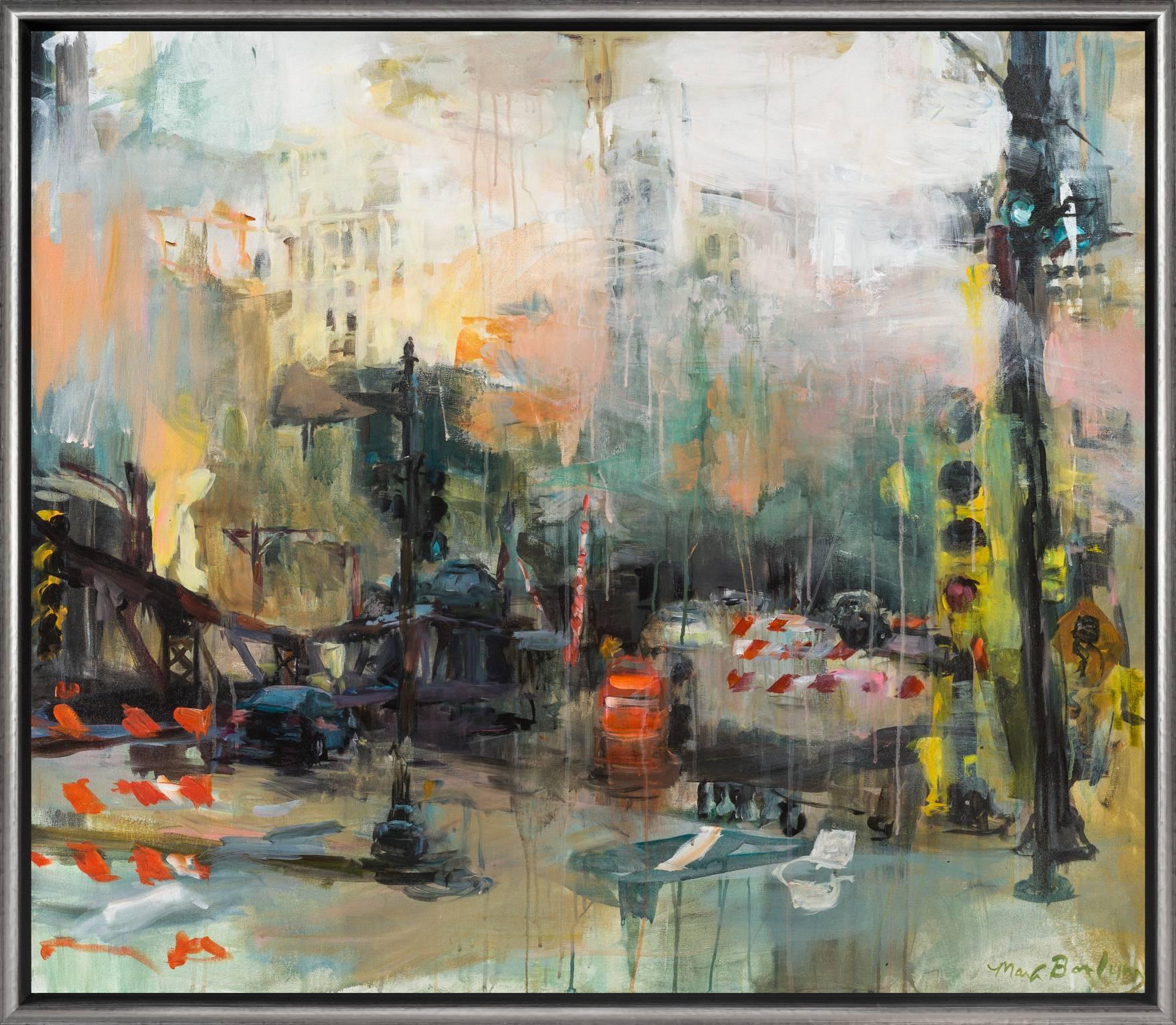Marilyn Borglum Landscape Painting - The Commute