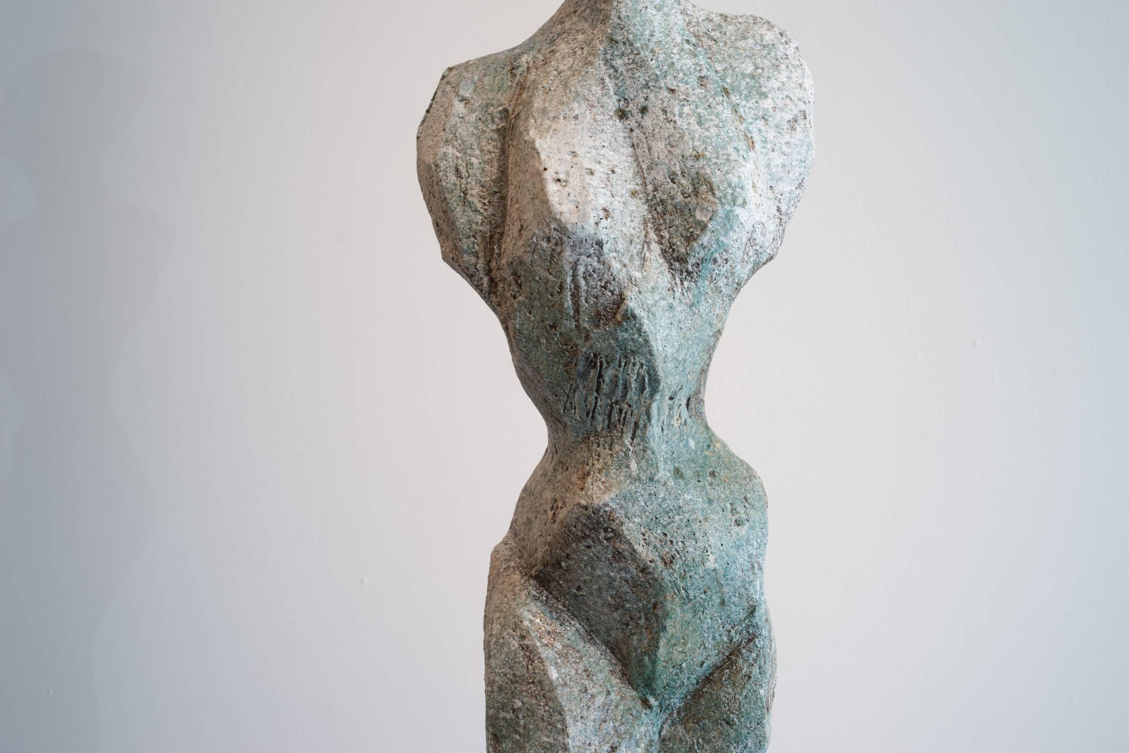 Celadon - Sculpture by Sheila Ganch