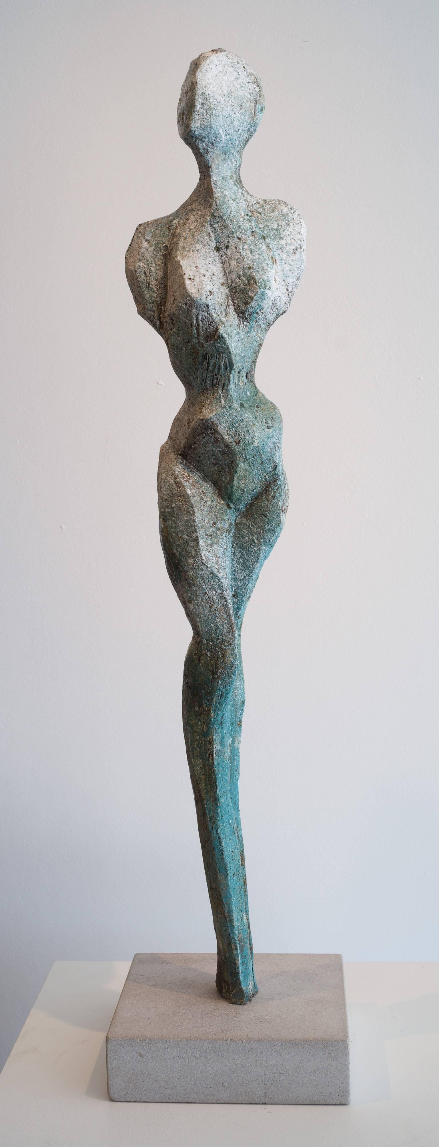 Sheila Ganch Figurative Sculpture - Celadon
