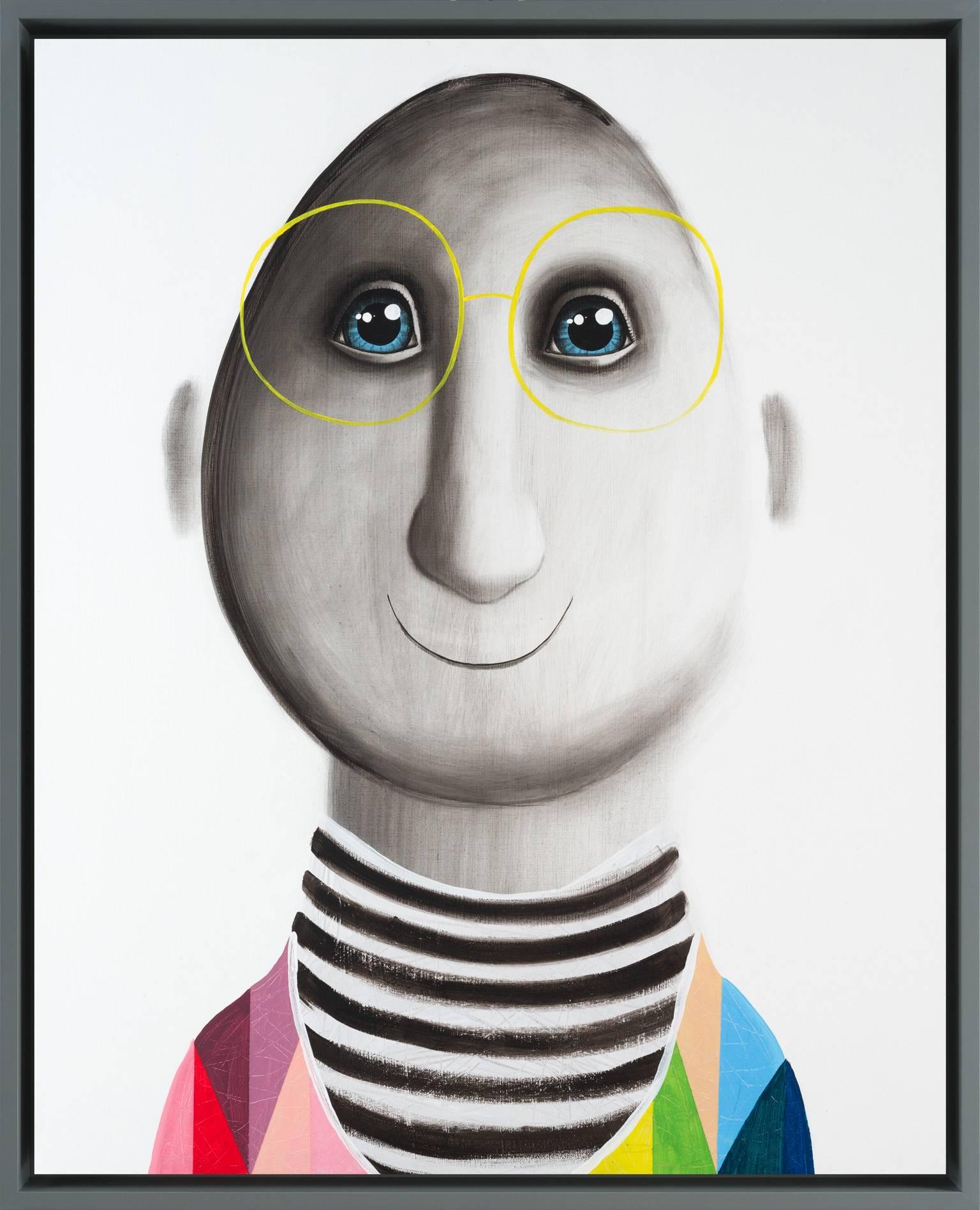 Raphaelle Seguin Figurative Painting – Ezra