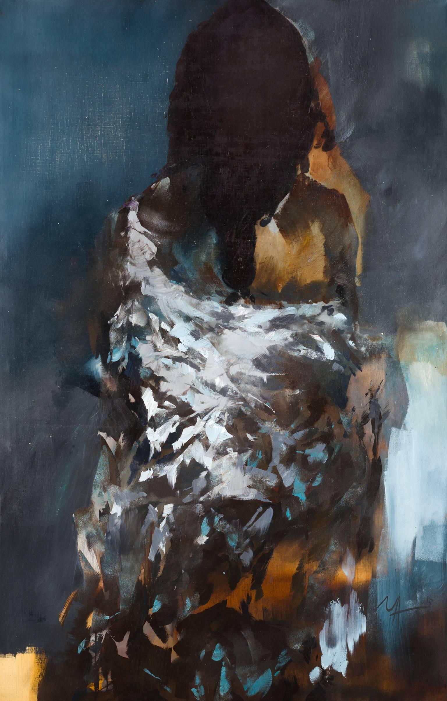 In The Shade III - Painting by Alina Maksimenko