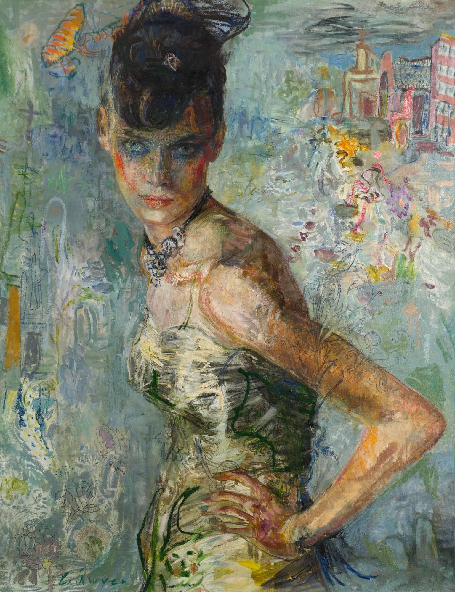 La Nuit Blanche - Painting by Charles Dwyer