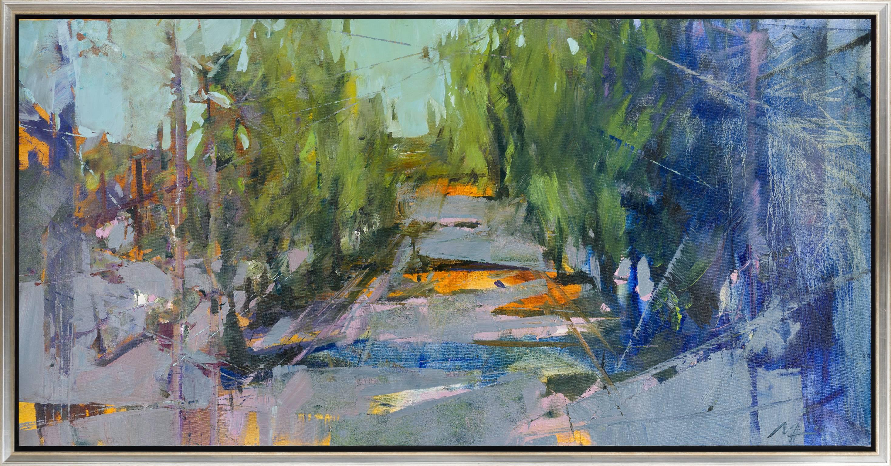Alina Maksimenko Abstract Painting - Boulevard