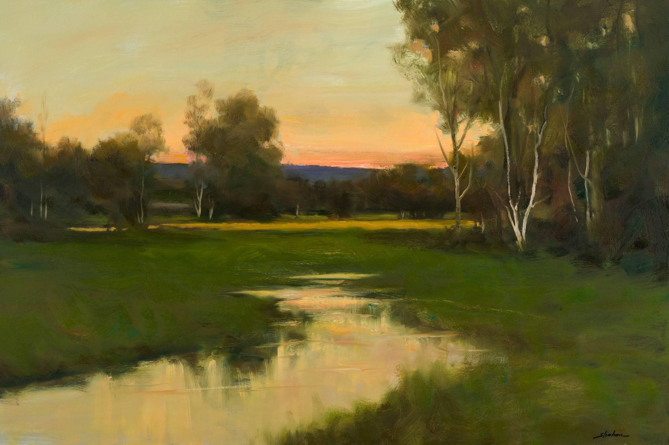 Dennis Sheehan Landscape Painting - Afternoon Glow