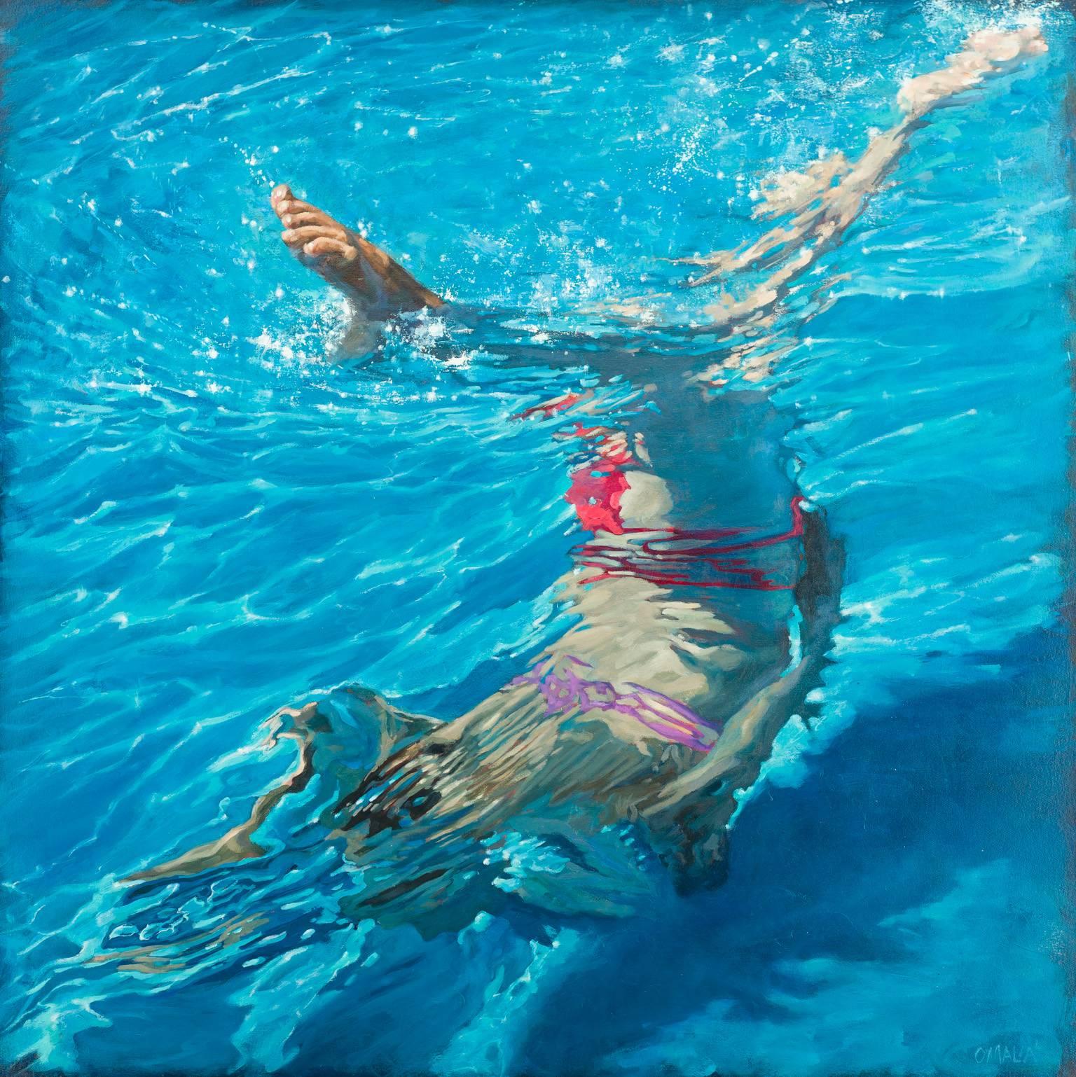 Angling - Painting by Carol O'Malia