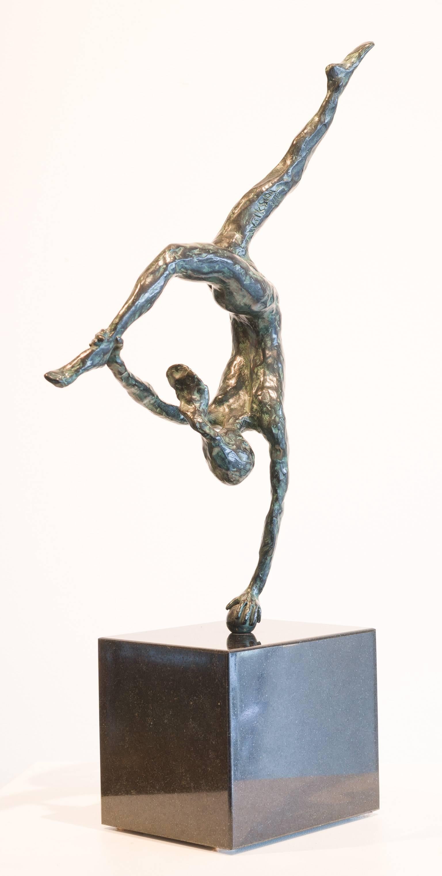 Don Wilks Figurative Sculpture - Dancer on Ball