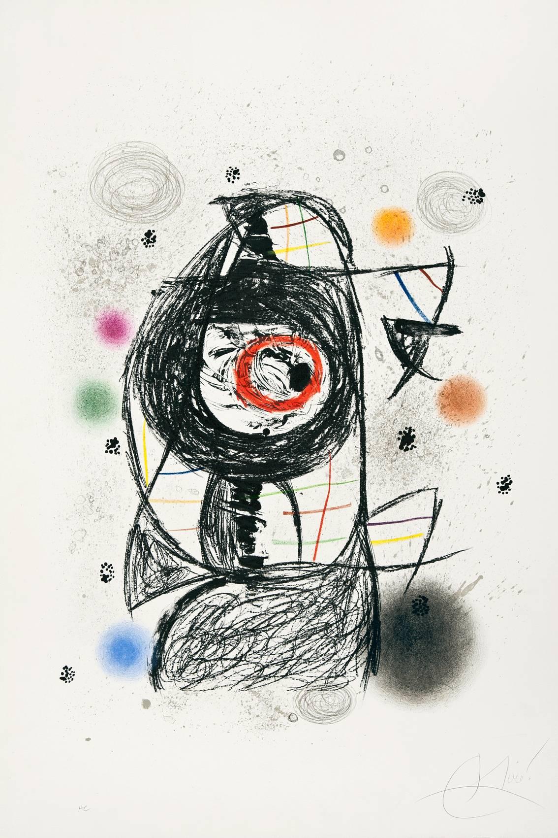 Joan Miró Abstract Print - La jalouse