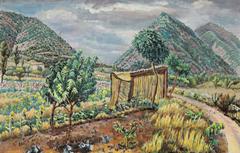 In the garden, Provence/France, 1950s