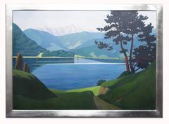 Landscape with lake, 1920s/30s