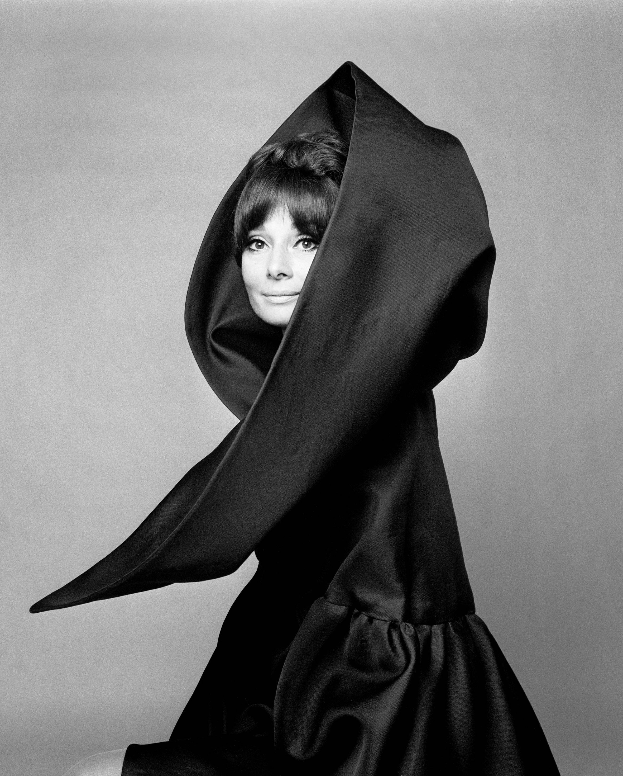 Gian Paolo Barbieri Black and White Photograph - Audrey Hepburn, Vogue Italia 1969