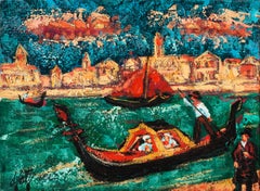 Vintage 'Grand Canal, Venice', School of Paris, Musee D'Orsay, Toulouse-Lautrec Museum