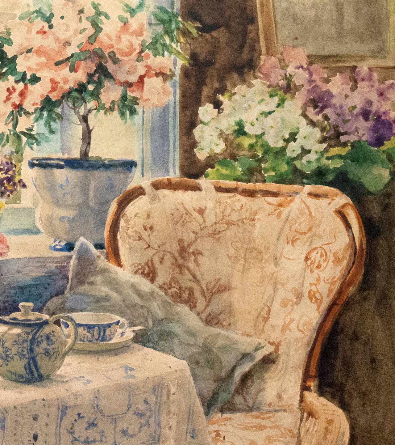 tea table painting