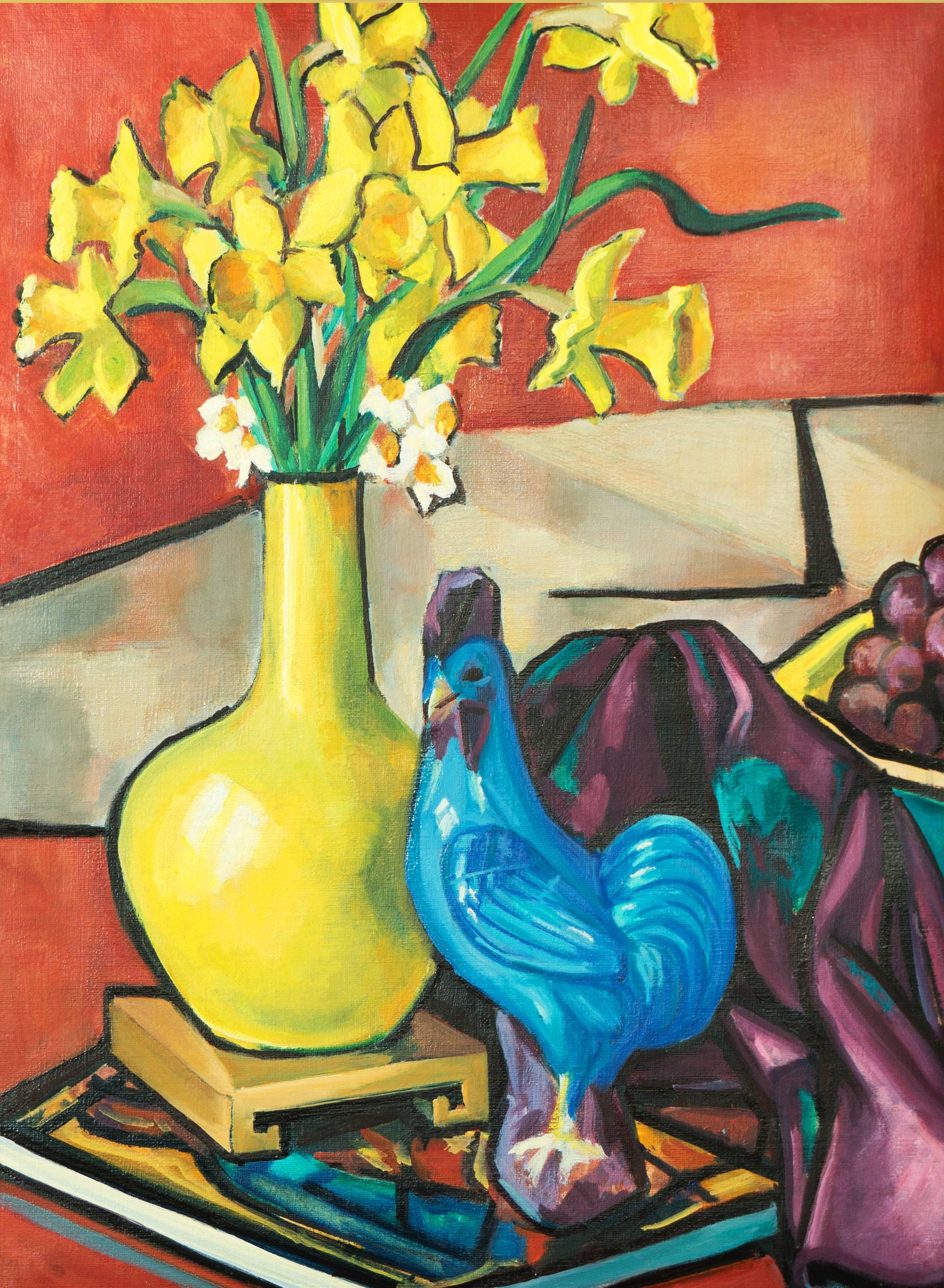 Virginia Sevier Rogers Still-Life Painting - Still Life of Daffodils 