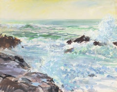 'Pacific Surf, San Diego', Worcester Art Museum School, San Bernadino College