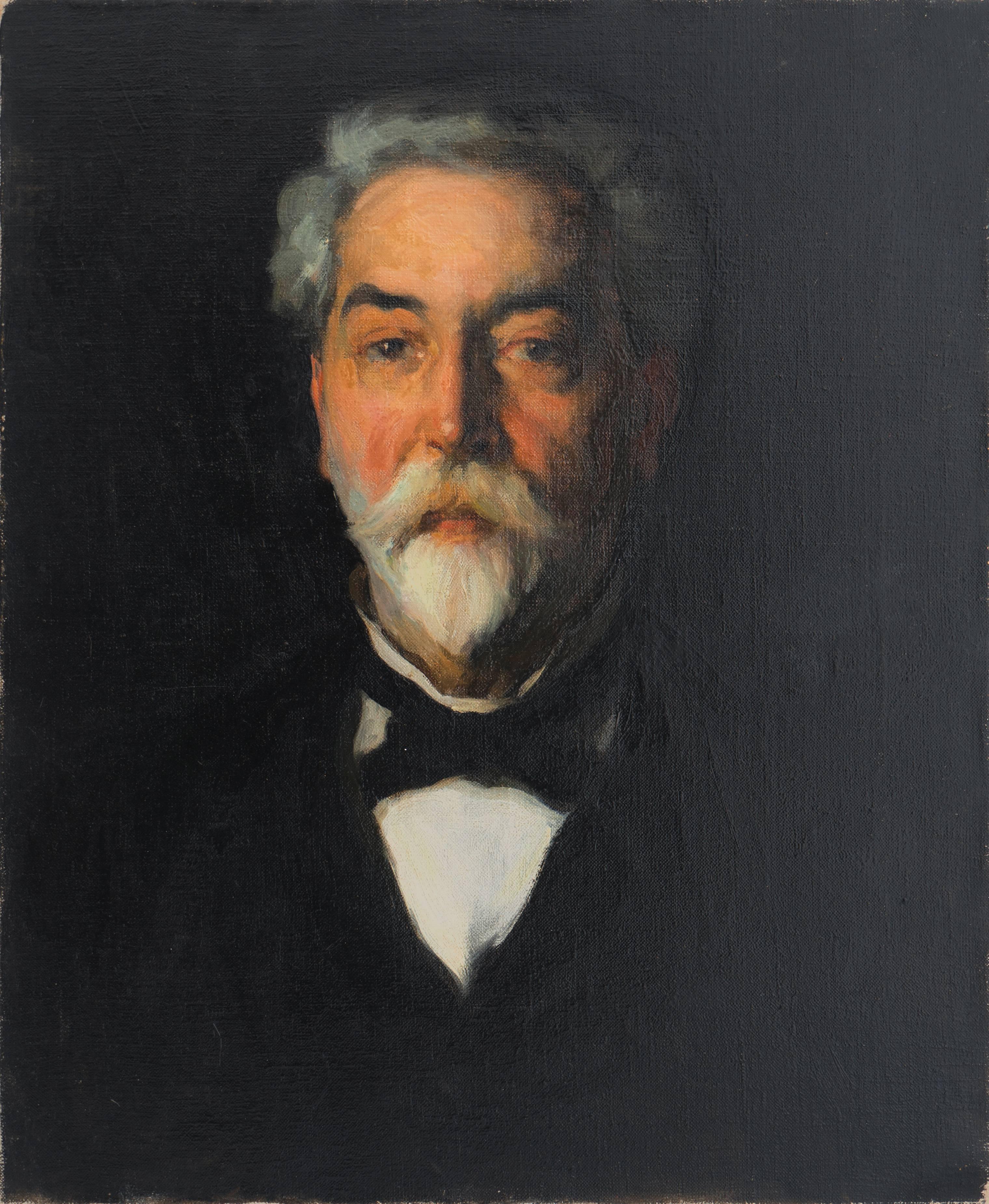 Francis Luis Mora Portrait Painting - Portrait of Domingo Mora
