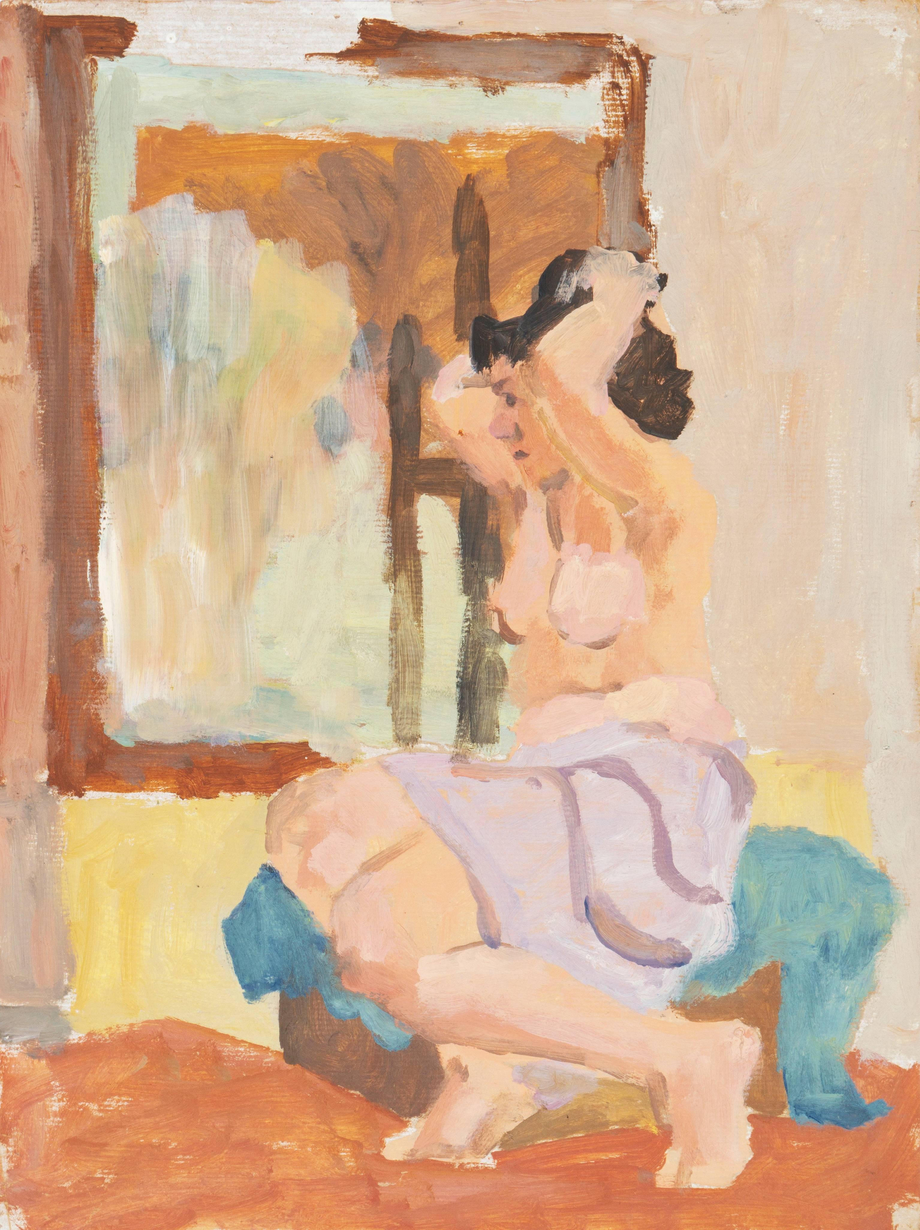  'Nude in Interior', Paris, Louvre, Académie Chaumière, California, LACMA, SFAA