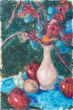 'Apples and Cherry Blossoms', Modernist Still Life 