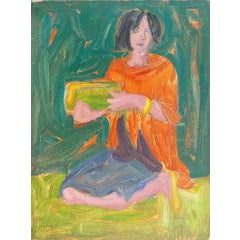 Young Woman Holding a Bowl 3