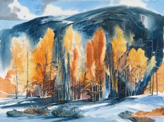 'Aspens in Winter', American Watercolor Society, Museum of Fine Arts, Boston