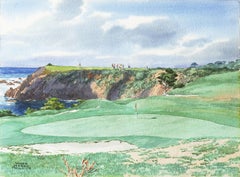 'Golf at Pebble Beach', Monterey, California