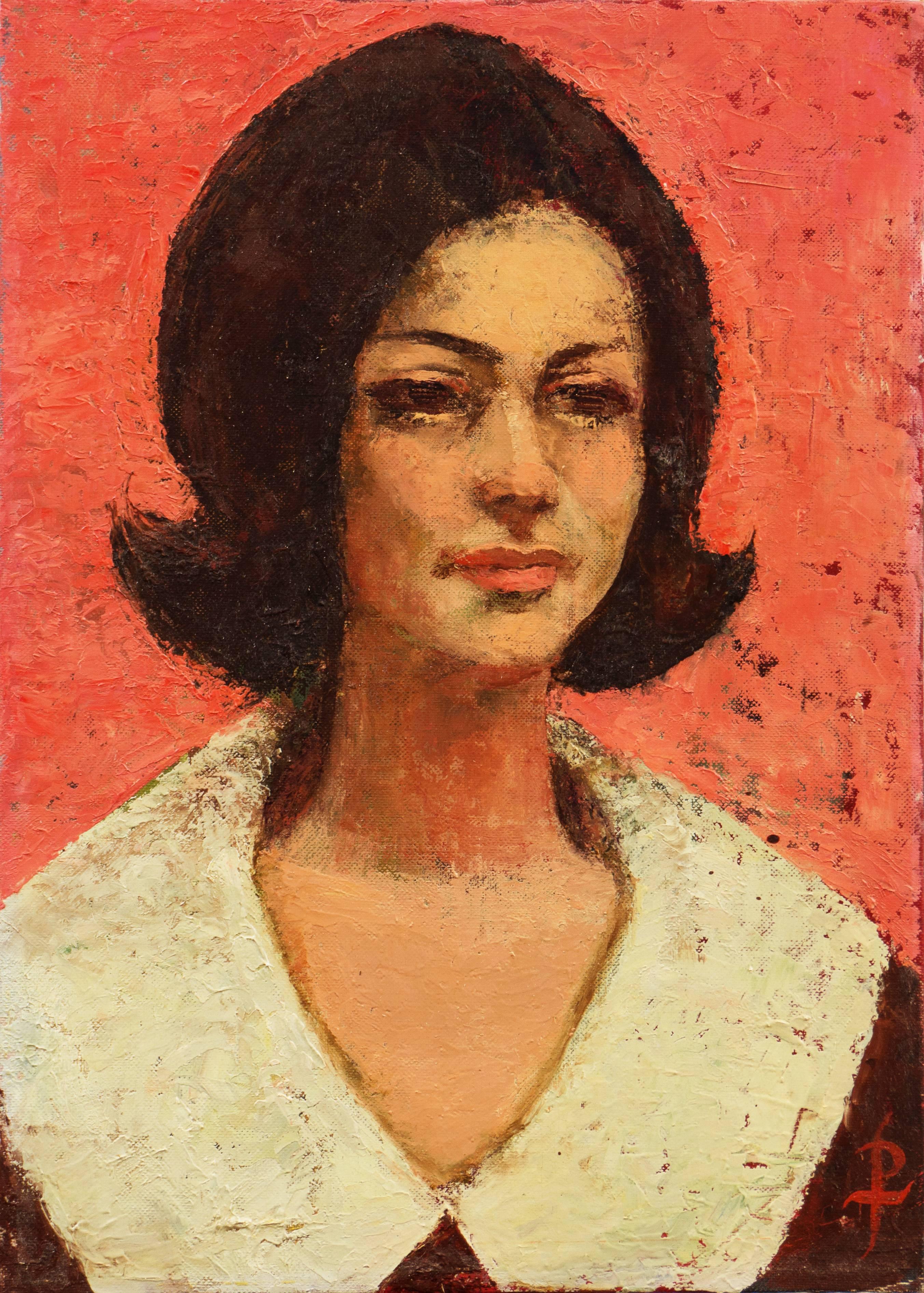 Pearl Took Portrait Painting - 'Portrait of a Young Woman', Sir John Cass, Otis Art Institute, California