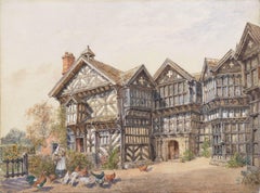 Little Moreton Hall, Cheshire, Inglaterra", Arquitectura Tudor, Galería Nacional