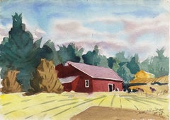 'Horse Ranch, Northern California', CWS, Post-Impressionist landscape