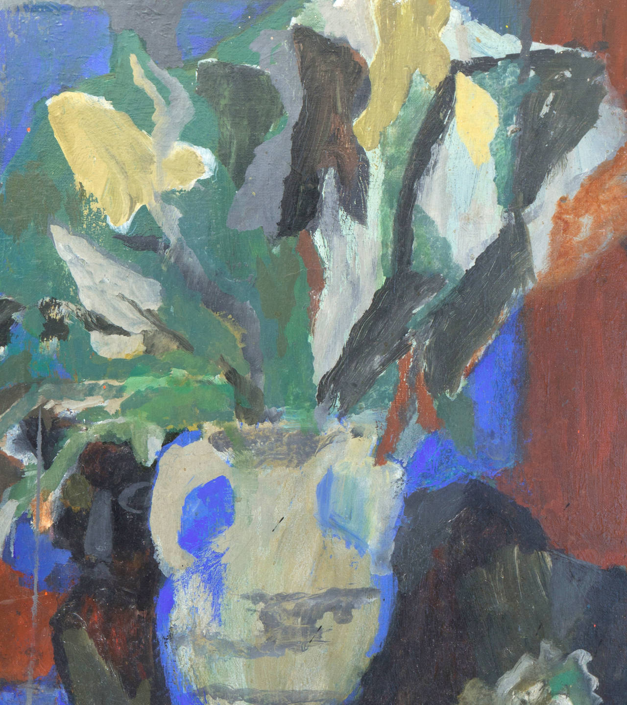 Lilies in a White Vase