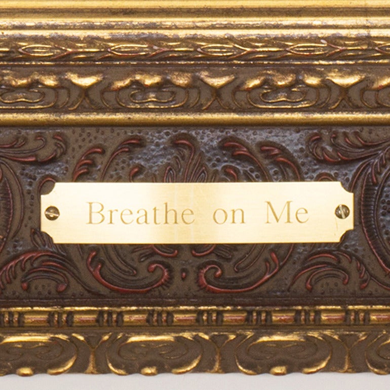 'Breathe on Me', Surrealist oil Figural 4